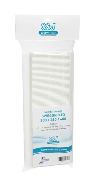 SSV Swegon Ilto 300 / 350 / 400 Ilmanvaihtokoneen suodatin - Ilmanvaihtokoneen suodattimet - 0002718 - 1