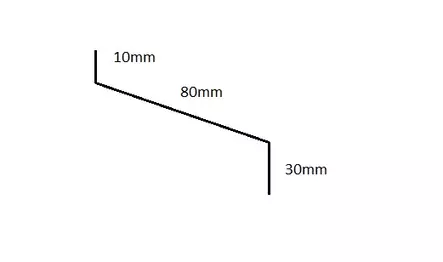 Warma Kynnyspelti alumiini riisinjyvä 80mm, pituus 1,2m - Kynnyspellit ja tasolistat - 0009728 - 2