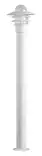 Pylväsvalaisin Käpylä Bollard IP44 E27 1100mm valkoinen - Ulkovalaisimet - 0003988 - 1