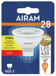 Airam Led lamppu 3W GU5.3 (12V), 36° 207lm/620cd, 15 000h - Led-polttimot - 0003778 - 2