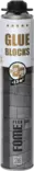 Fome Flex Glue Blocks PU kiviliima, pistooli 750ml - Liimamassat ja tiivistysmassat - 0018458 - 1