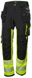 Helly Hansen WW ICU Riipputaskuhousut Musta/Keltainen C46 - Työhousut - 0015738 - 1