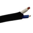Kytkentäkaapeli musta 2x1,5mm2 10m - Asennuskaapelit - 0012908 - 1
