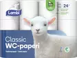 Lambi wc-paperi 24rl valkoinen - WC-paperit - 0006738 - 1
