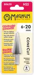 Magnum Levyporanterä ConeCut 6-20mm - Kartio- askelporanterät - 0001348 - 1