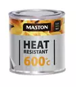 Maston maali Kuumakesto 600C hopea 250ml - Metalli- ja ruosteenestomaalit - 0000208 - 1