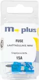 M+ MINI laattasulake 15 A sininen 5kpl - Sulakkeet ja rasiat - 0008258 - 1