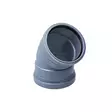 Muhvikulma 110mm 45 ast. - 110mm viemäriosat - 0015018 - 4