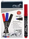 Pica Merkintätussi viisto punainen 2-6mm 10kpl - Merkkauskynät ja tussit - 0022338 - 1