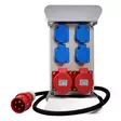 Työmaa-alakeskus 2x16A+4schuko, vikavirtasuojalla - Työmaakeskukset - 0009248 - 3