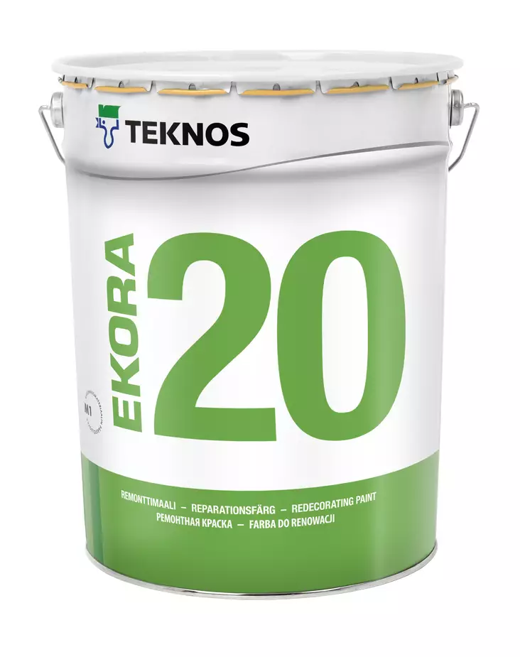 Teknos Remonttimaali Puolihimmeä Ekora 20 C-Pohja 18L - Sisämaalit - 0019938 - 1