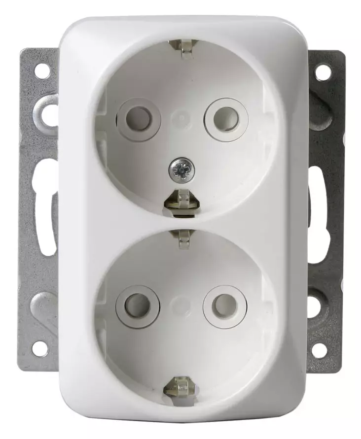 ABB Jussi uppopistorasia 2-os 302EUCP - Uppo-asennus rasiat ja kytkimet - 0007418 - 1