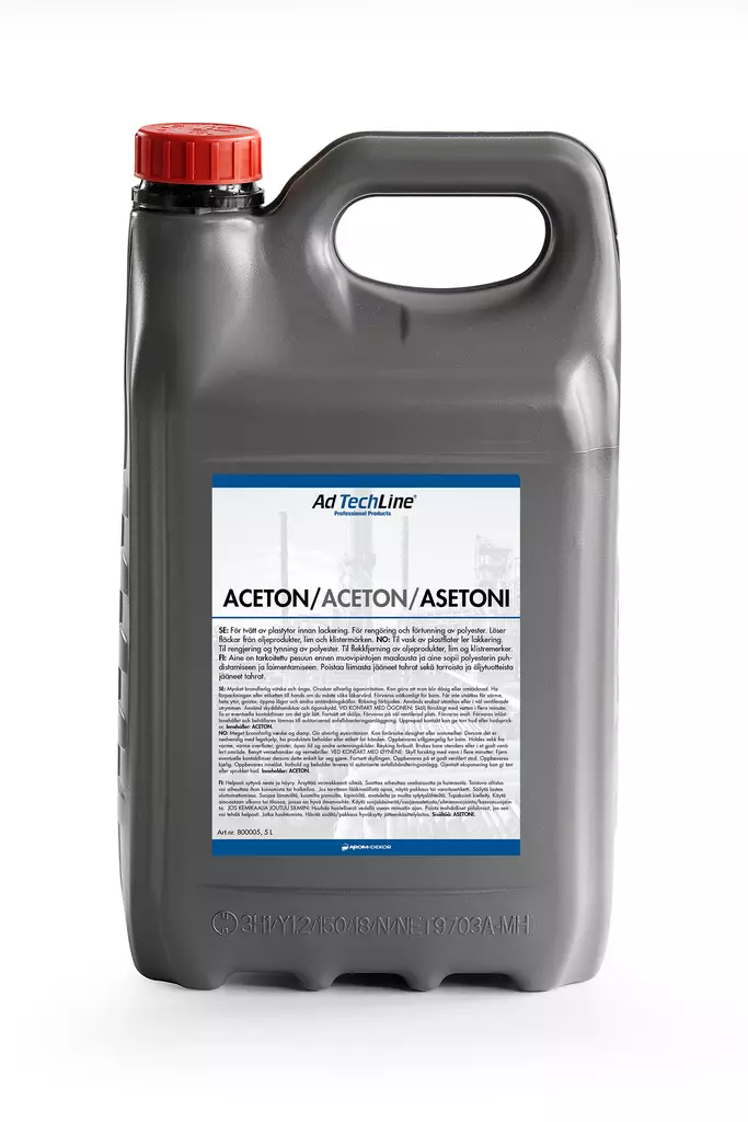 Ad Techline Asetoni 5L - Liuottimet ja ohenteet - 0020298 - 1