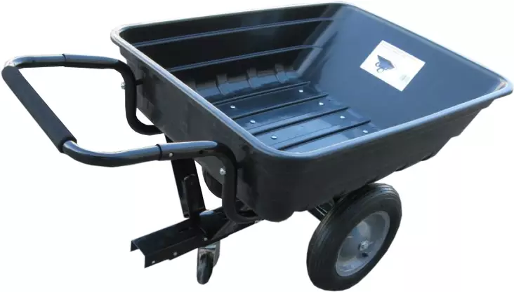 Ajoleikkurin peräkärry muovinen - Kottikärryt - 0020418 - 1