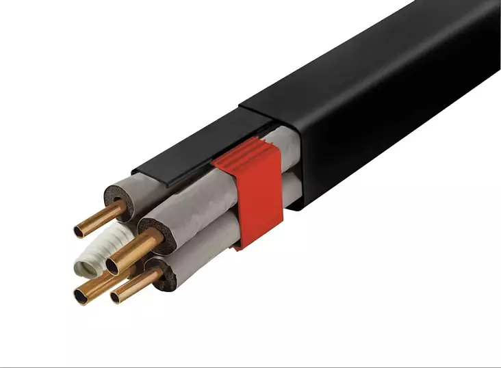 Asennuskanava 80x60mm 2m musta - Johtokourut ja suojaputket - 0021308 - 1