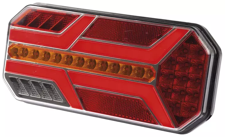 Autoline led-takavalo 12-24V vasen 235x110x33mm - Peräkärryn takavalot - 0013048 - 1