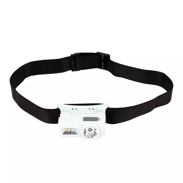 Berg Otsalamppu ladattava XPE+COB 110lm Liiketunnistin, RGB, valkoinen - Taskulamput ja otsalamput - 0018508 - 2