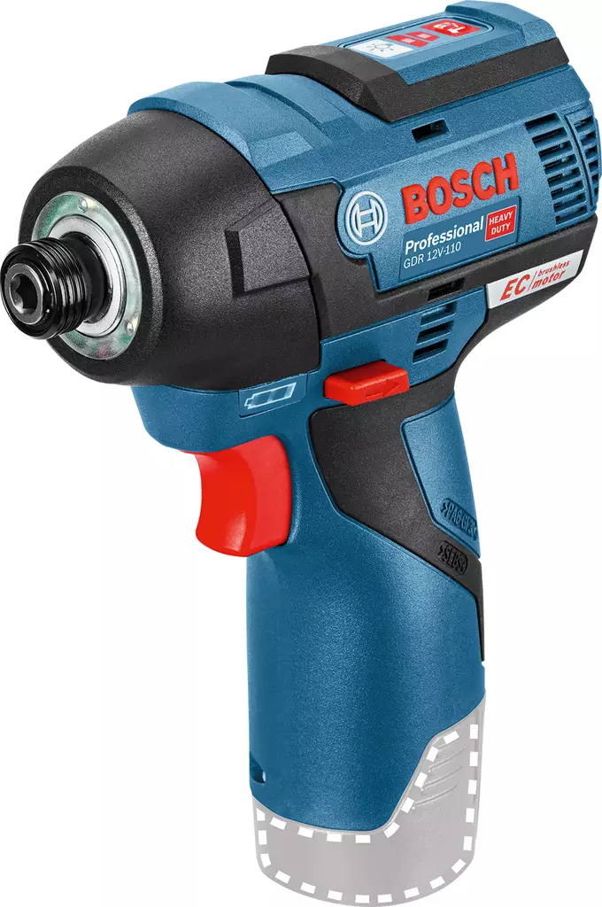 Bosch Akkuiskuruuviväännin 12V GDR 12V-110 Runko - Akkukonepaketit - 0000578 - 1