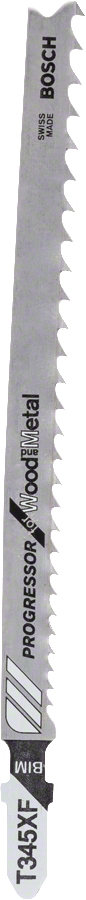 Bosch pistosahanterä puu/metalli Prog 2,4-5,0mm/5-11TPI T345XF - Pistosahanterät - 0000668 - 1