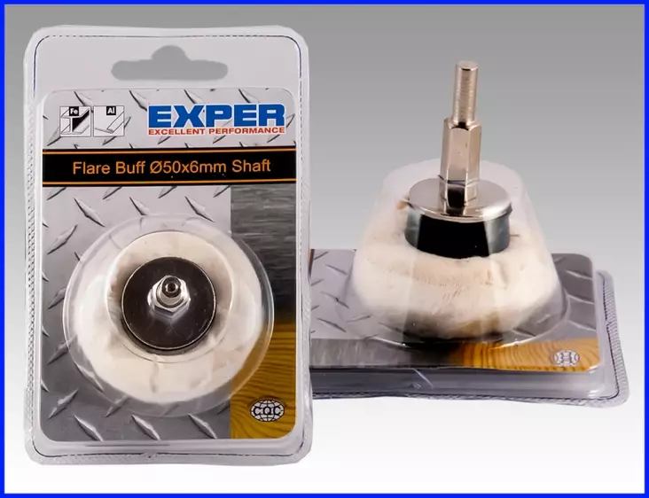 Exper Kangaslaikka kupera 75x6mm - Kiillotuslaikat - 0003618 - 1