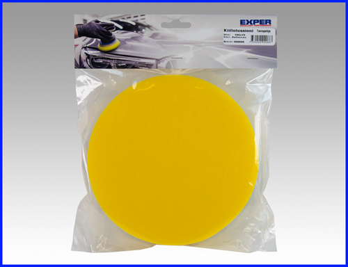 Exper Kiillotussieni 180x25mm tarra keltainen - Kiillotuslaikat - 0003658 - 1