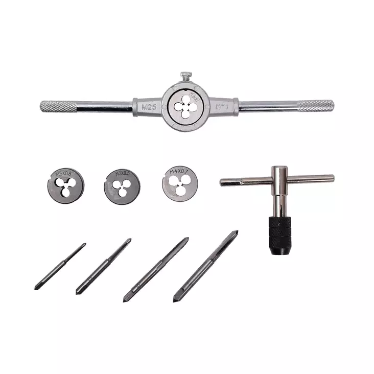 Finbullet kierretyökalusarja 10-os 3-6mm - Kierretyökalusarjat - 0009428 - 1