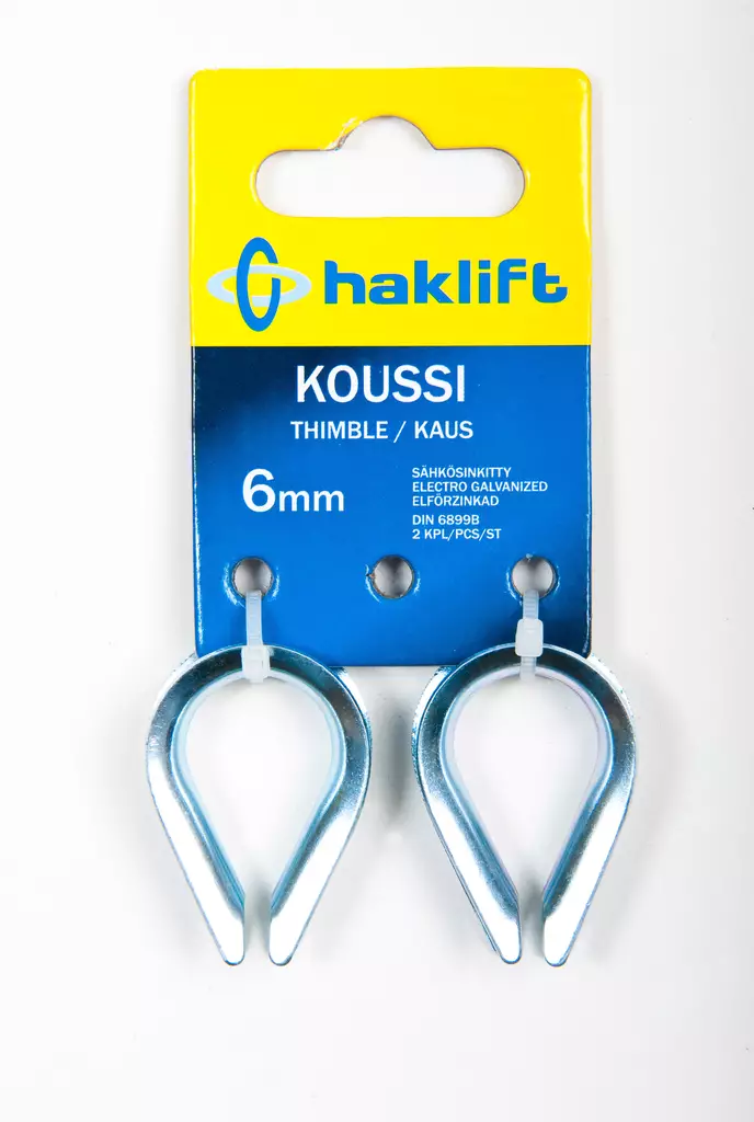 Haklift vaijerikoussi 6mm 2kpl - Vaijerit ja vaijeritarvikkeet - 0003328 - 1