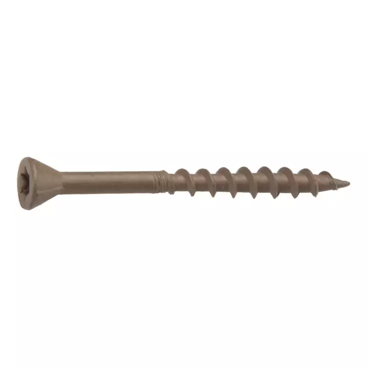 H&H Terassiruuvi 4,8x75 Ruskea AISI410 TX20 250kpl - Terassiruuvit - 0017178 - 1