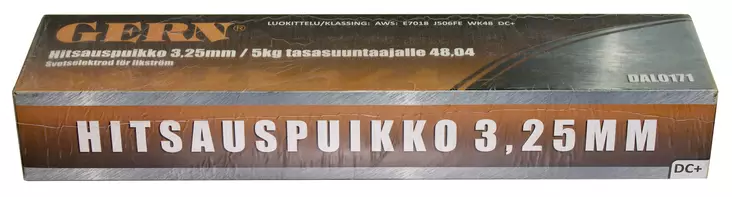 Hitsauspuikko 3,25mm / 5kg tasasuuntaajalle 48.04 - Hitsauspuikot - 0010538 - 1