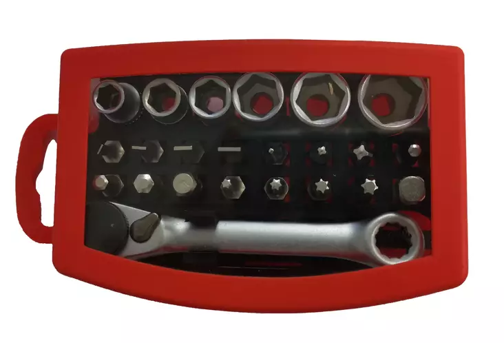 Hylsy- ja kärkisarja 24-os. S2 - Hylsy- ja työkalusarjat - 0003268 - 1