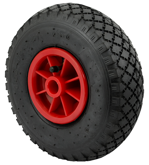 Ilmakumipyörä 3.00-4/20mm muovi - Ilmakumipyörät - 0006318 - 1