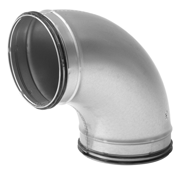 Ilmanvaihtokanavan käyrä 90° 100mm - 100mm IV- osat - 0007908 - 1