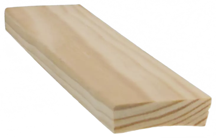 Jalkalista 12x42x3300mm käsittelemätön - Jalkalistat - 0000698 - 1