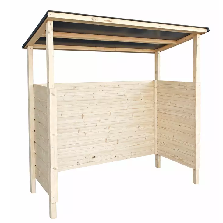 Jätekatos 2x240l astialle, 150x85x194cm - Jäteastiat - 0021618 - 1