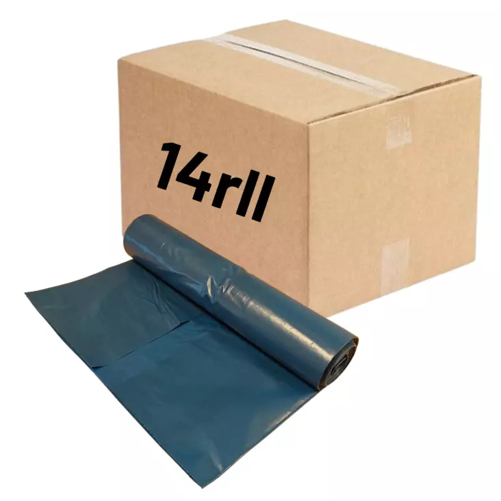 Jätesäkki Järeä 350l sininen 5kpl/rll LAATIKKO (14rll) - Jätesäkit ja roskapussit - 0019448 - 1