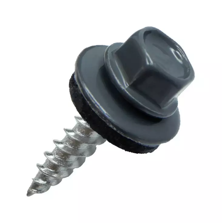 Kateruuvi 4,8x25 tumma harmaa RR23 25kpl - Kateruuvit - 0011078 - 1