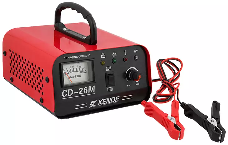 Kende Akkulaturi 12/24V nupilla - Akkulaturit ja ylläpitolaturit - 0017708 - 1