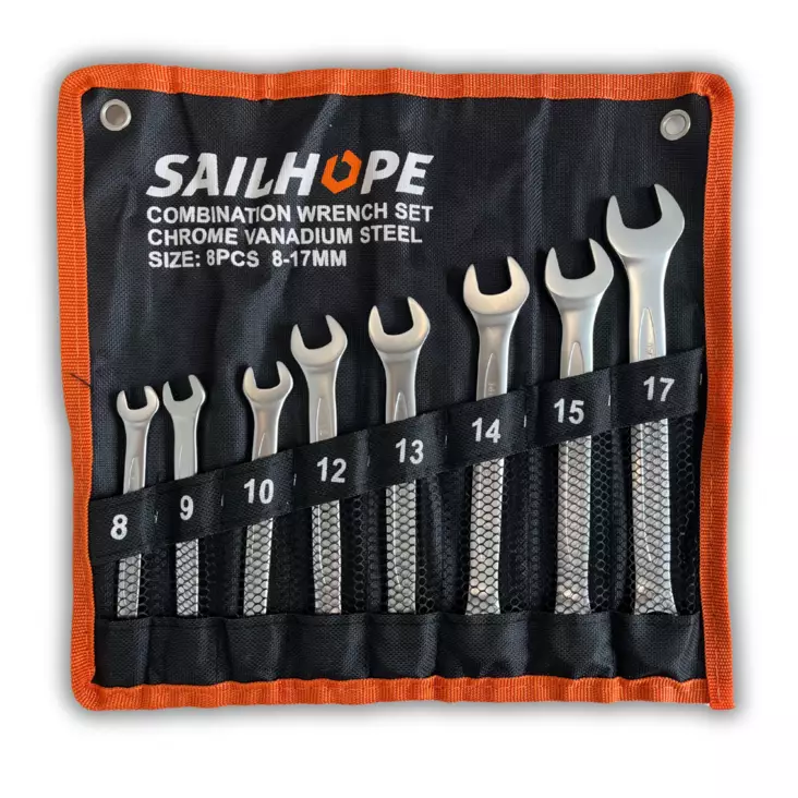 Kiintolenkkiavainsarja 8-os-os 6-17 mm - Kiintolenkkiavaimet ja sarjat - 0018368 - 1