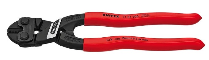 Knipex Voimaleikkuri 200mm, pianolanka 3,6mm - Vaijerileikkurit - 0005848 - 1