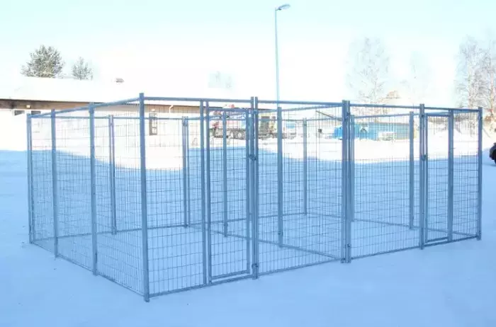 Koiratarha 3,6x7,2m kuumasinkitty - Koiratarhat ja eläinverkot - 0020868 - 1