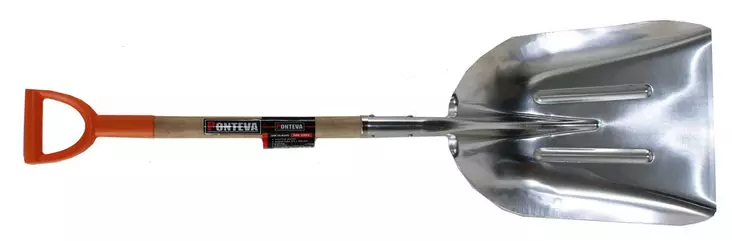 Lumi-/viljalapio 115 cm, alumiini - Lapiot ja haravat - 0006418 - 1