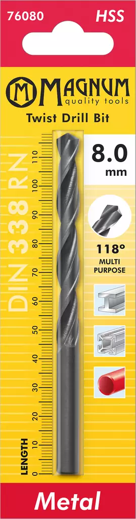 Magnum Poranterä HSS 4,0mm - Metalliporanterät - 0001278 - 1