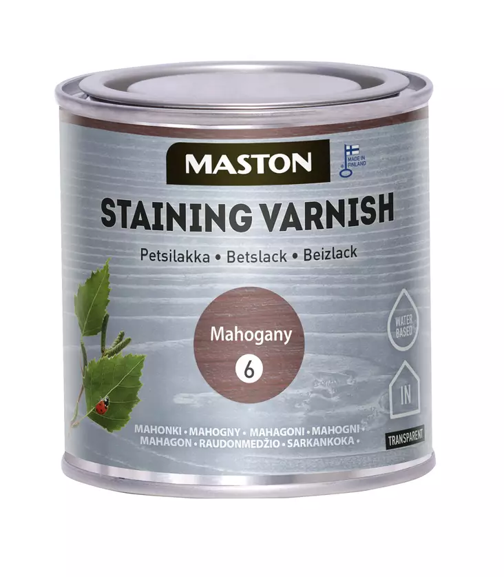 Maston petsilakka 250ml 6 Mahonki - Petsit  - 0000288 - 1