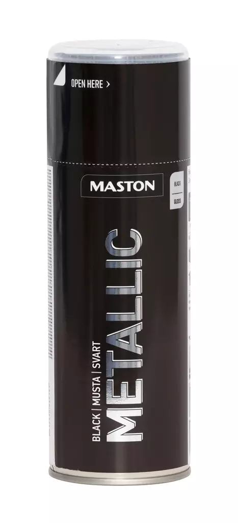 Maston spraymaali Metallic Musta 400ml - Spraymaalit - 0000158 - 1