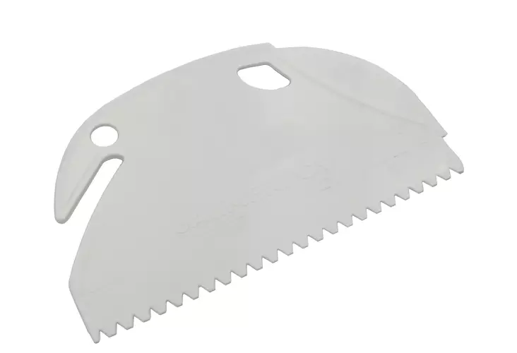 Muovikampa 215mm, liima 7mm tylppä sahalaita - Muuraus- ja laatoitustyökalut - 0004998 - 1