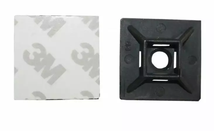 Nippusidekiinnike 19x19 mm 3M, 25 kpl - Nippusiteet ja kiinnikkeet - 0006588 - 1