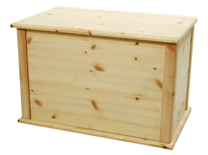 Pallas Puinen Säilytyslaatikko/penkki kannella - Vapaa-aika - 0018218 - 1