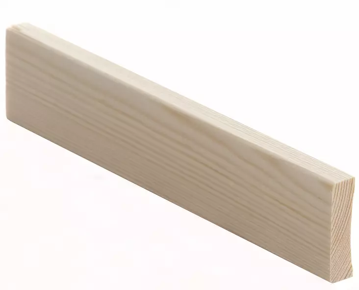 Peitelista 12x42 mänty puuvalmis 3300mm - Peitelistat - 0021178 - 1