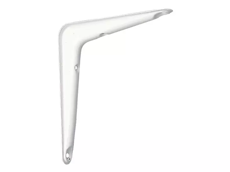 Pisla hyllynkannatin 150x200mm valkoinen - Metalliset hyllynkannattimet - 0001818 - 1