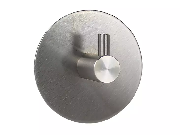 Pisla koukku circle harjattu nikkeli - Tarranaulakot - 0001758 - 1